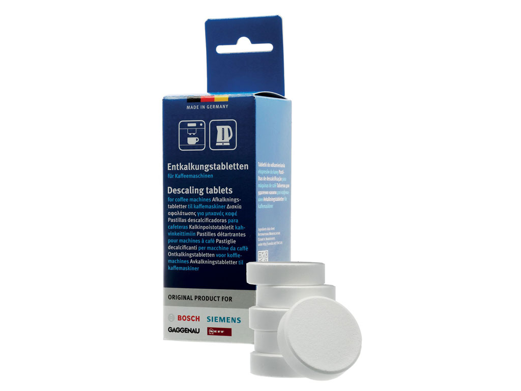 Odvápňovací čistící tablety pro odstranění vodního kamene 00312453 / 00312574  Bosch / Siemens