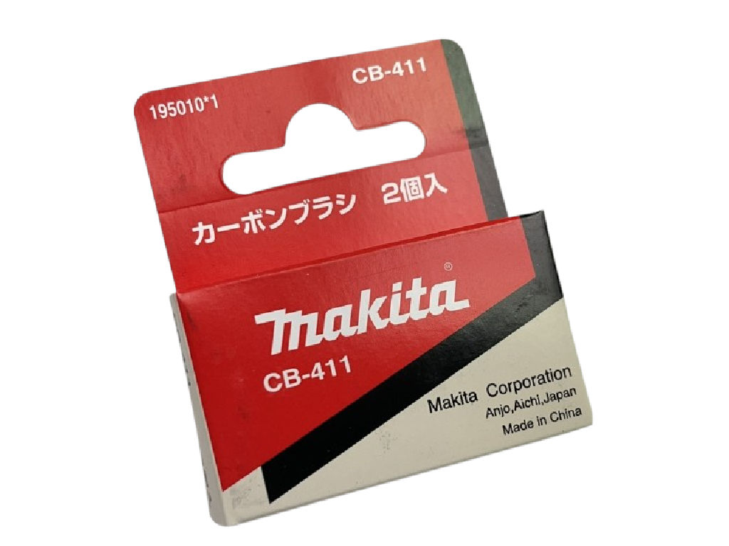 Originální uhlíkové kartáče Makita CB-411 (pár) 6.0 × 8.9 × 11.7 mm, 191940-4  