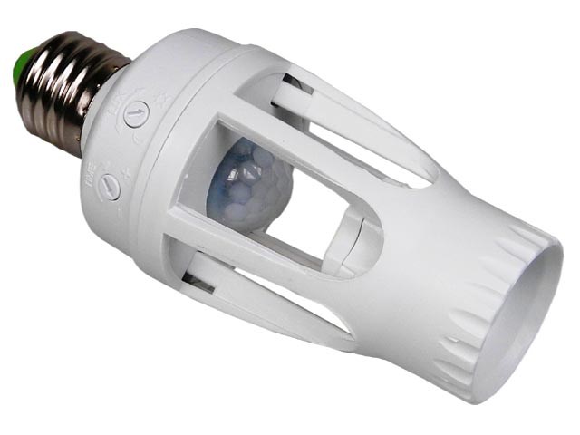 PIR senzor - objímka 360 stupňů Lamp Holder URZ3149 závit E27