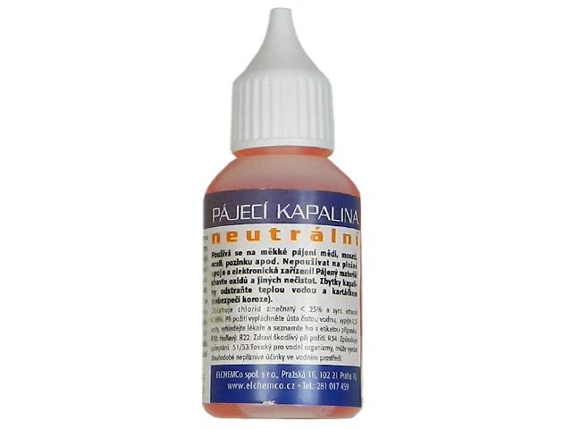 Pájecí kapalina neutralní 30ml