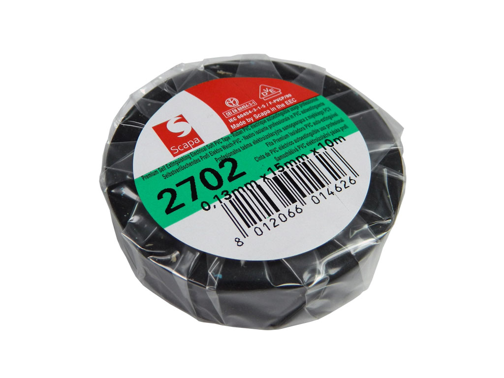 Páska izolační SCAPA2702-15 černá šířka 15mm
