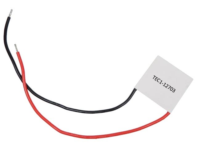 Peltierův termoelektrický článek 30W TEC1-12703 / chladící článek 12V/30W TEC1-12703  30x30mm