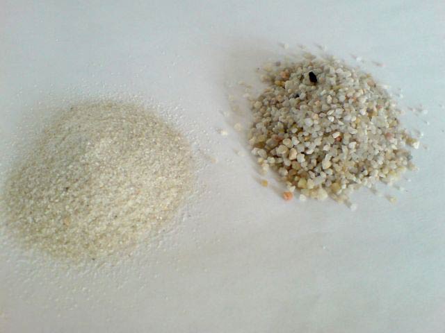 Písek filtrační jemný - zrnitost ST 03/08 baleno 25kg pytel