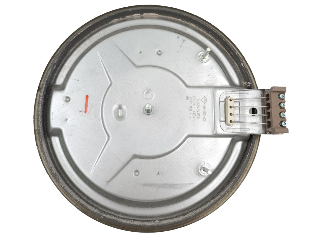 Plotna litinová 225mm 2600W !400V! S OMEZOVAČEM