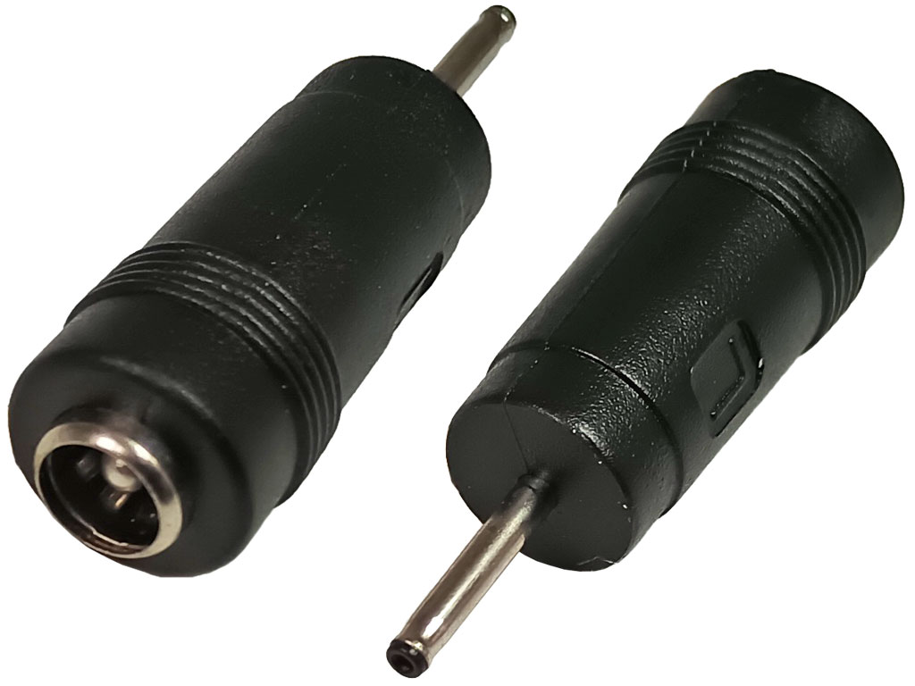 Přechodka napájecí konektor HSWA 5.5 x 2.1 mm na 2.0 x 0.5 mm