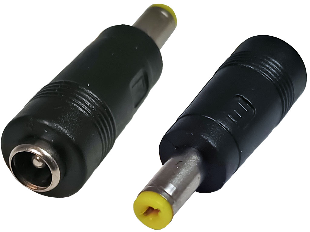 Přechodka napájecí konektor HSWA 5.5 x 2.1 mm na 5.5 x 1.7 mm