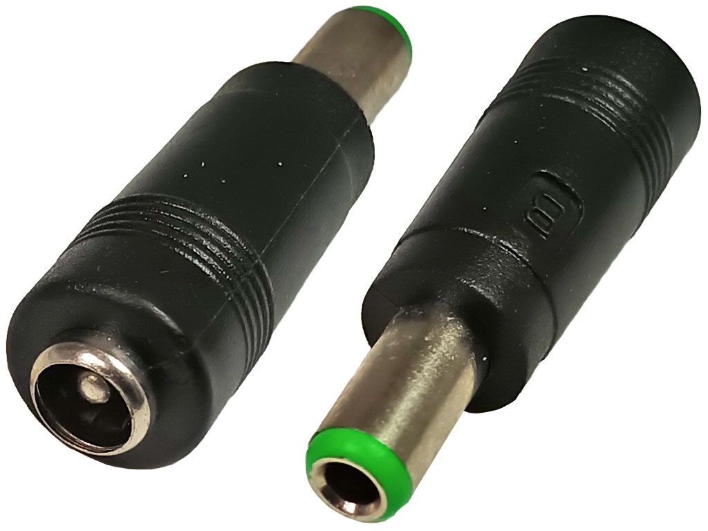 Přechodka napájecí konektor HSWA 5.5 x 2.1 mm na  6.3 x 3.0 mm