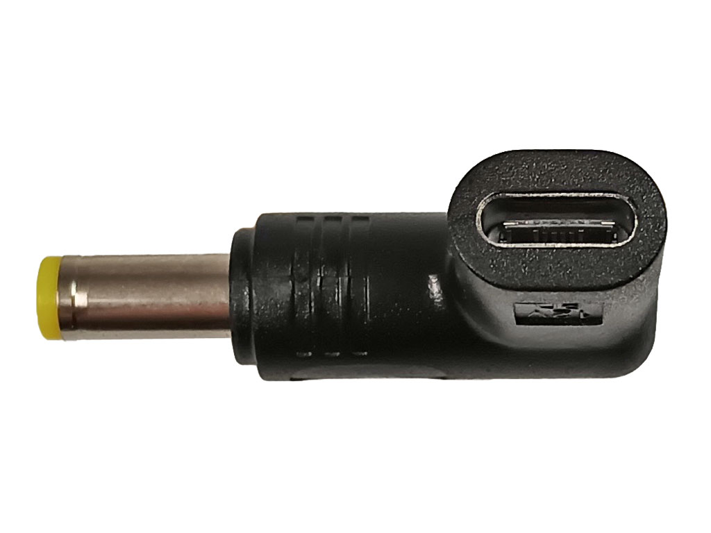 Přechodka napájecí konektor HSWA USB C na 5.5 / 2.5 mm 12V