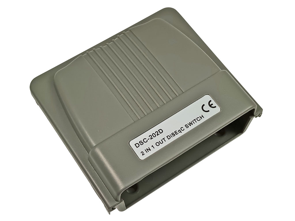 Přepínač DISEqC 2x1, venkovní DSC 202D