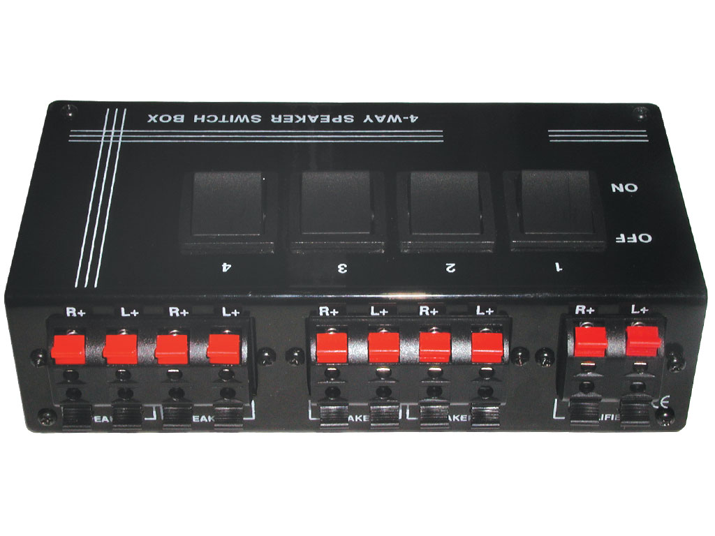 Přepínač čtyř párů reprosoustav  EDC 2-0845