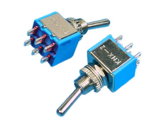 Přepínač páčkový - 3 polohy ON-OFF-ON    TSX203