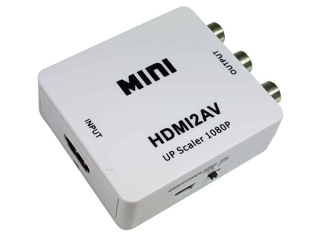 Převodník HDMI /  3 x RCA (cinch) konektory 