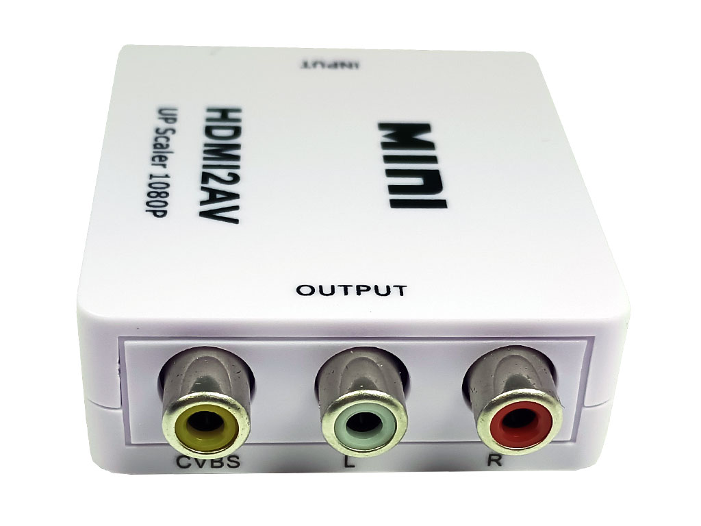 Převodník HDMI /  3 x RCA (cinch) konektory 