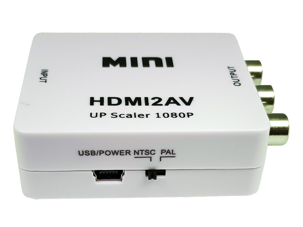 Převodník HDMI /  3 x RCA (cinch) konektory 