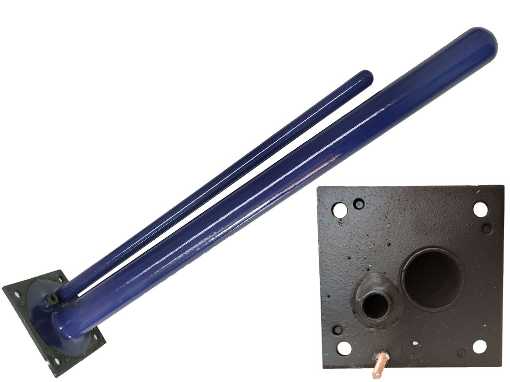 Příruba bojleru DZD Dražice 110x110 2 jímky 38x550 18x450 2kW víko příruby 2004005ND