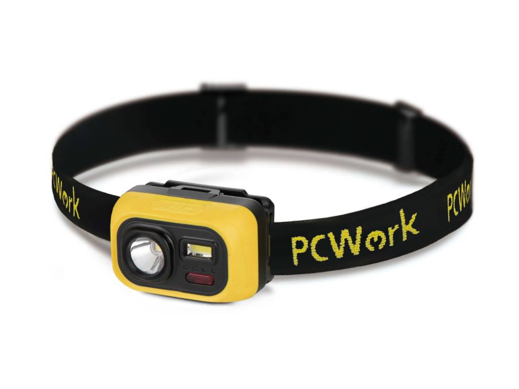 Profesionální LED čelovka PCW12D 300 lm, IPX6, 3× AAA