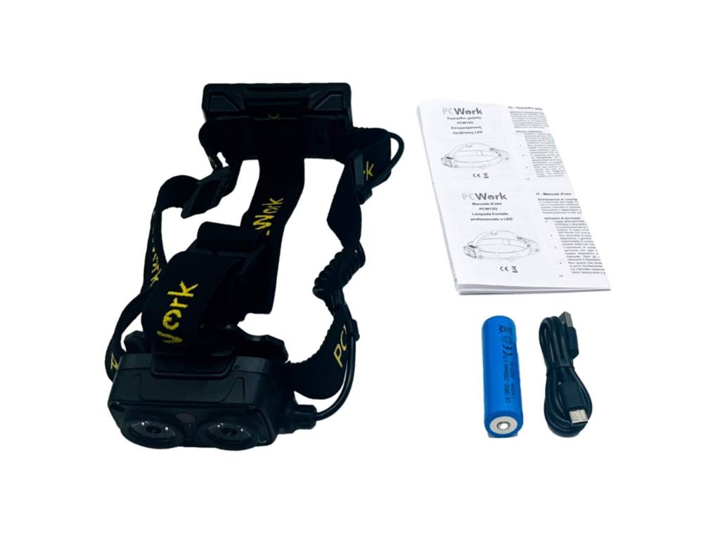 Profesionální nabíjecí LED čelovka PCW12G 720 lm, USB-C, pohybový senzor, IPX4
