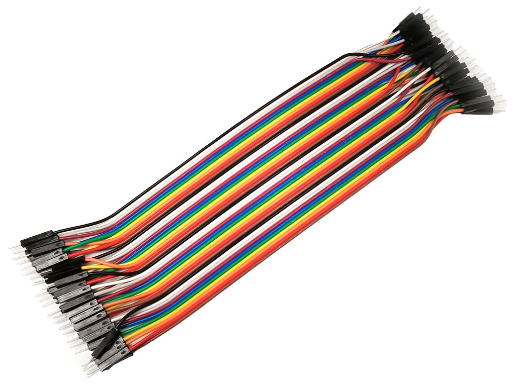 Propojovací vodiče Dupont 40 pin, 20cm, samec - samec