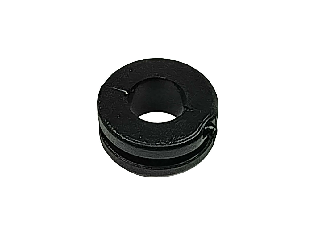 Průchodka kabelová pro vodiče prům. 6mm, měkčené PVC, černá