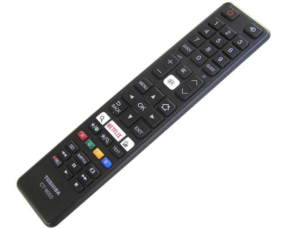 RC48121 / RC48122 Dálkový ovladač Vestel LCD TV / 30089365 / CT8053 Toshiba originální