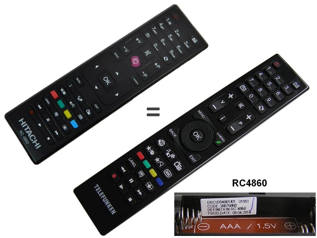 RC4860 Dálkový ovladač Vestel LCD TV / 23229006 SILVASCHNEIDER