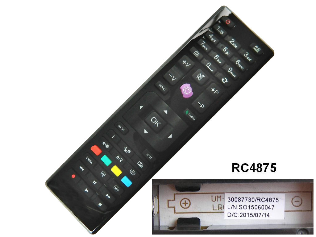 RC4875 Dálkový ovladač Vestel LCD TV / 30087730 originální