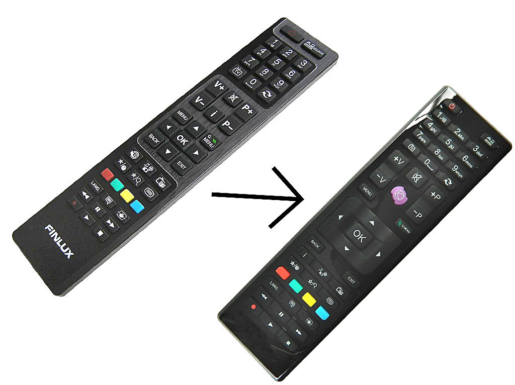 RC4875 Dálkový ovladač Vestel LCD TV - náhrada za RC4846  