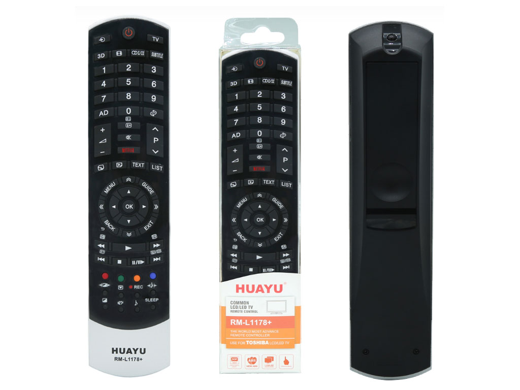RM-L1178+ Dálkový ovladač HUAYU univerzální pro značku Toshiba