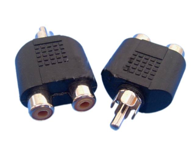 Redukce CINCH / 2xCINCH - rozdvojka CINCH 