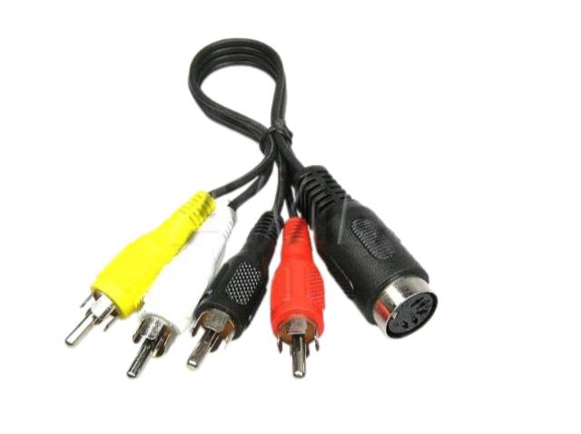 Redukce DIN  / 4xCINCH