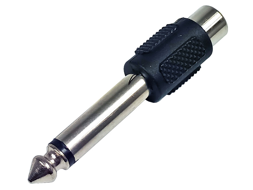 Redukce konektoru jack 6.3mm / CINCH MONO