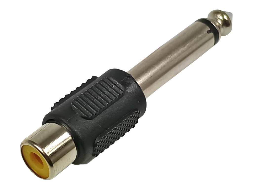 Redukce konektoru jack 6.3mm / CINCH MONO