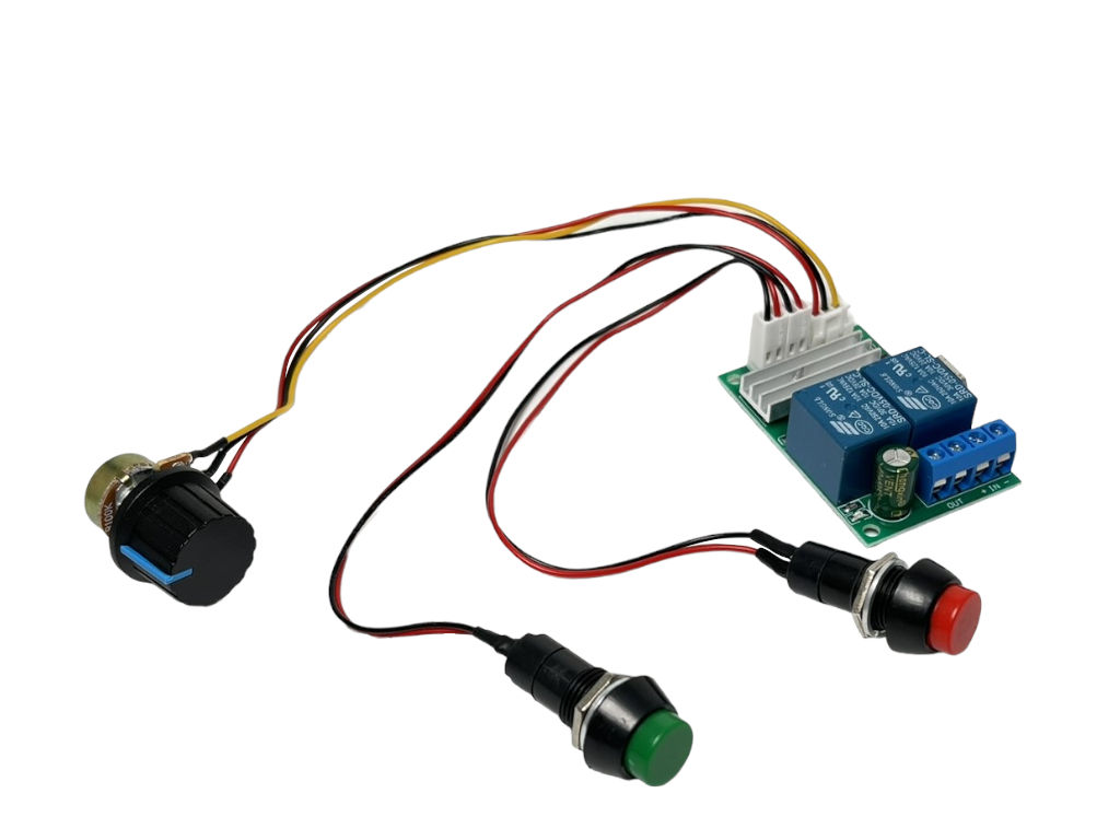 Regulátor otáček PWM stejnosměrných motorů ( DC ) 6-24V 3A, obousměrný