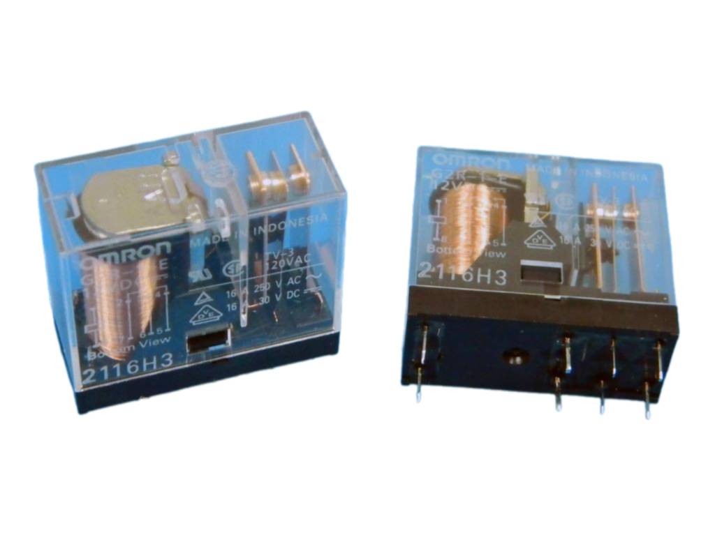 Relé 12V  1 x 250V / 1A G2R-1-E 12VDC  Omron