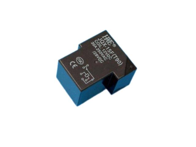 Relé 12V  1 x 250V / 30A JQX-15F(T90) HWE 