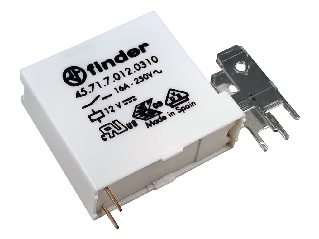 Relé 12V DC 1 x 250V / 16A 45.71.7.012.1310 Finder