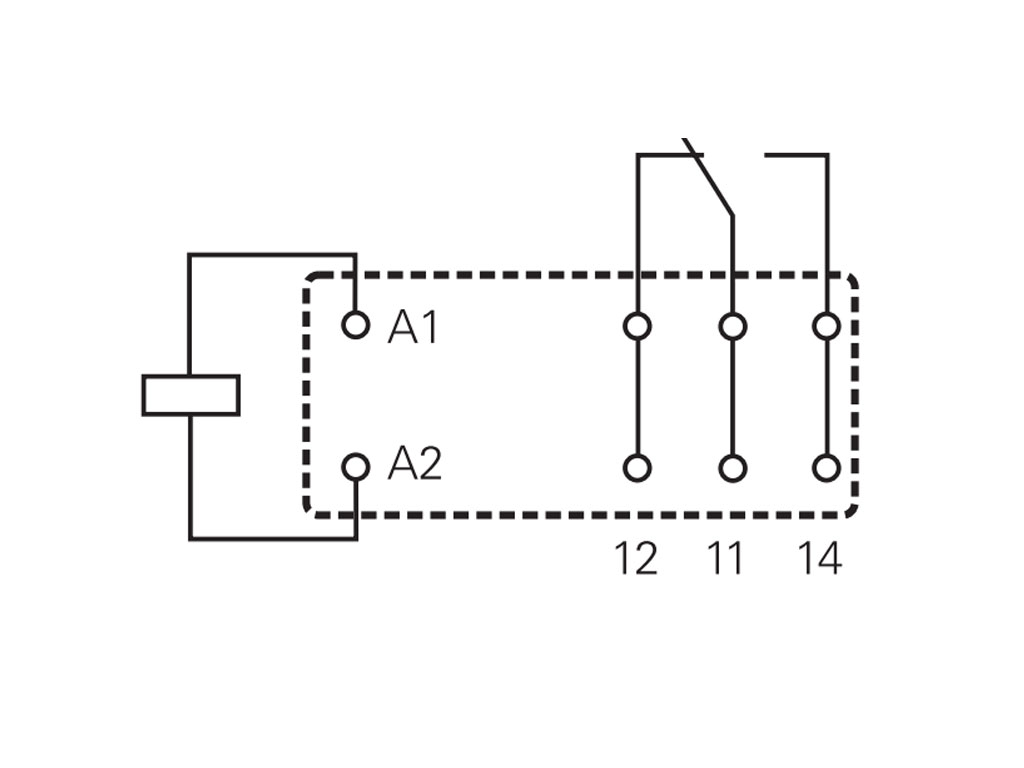 Relé 12V DC 1 x 250V AC / 16A, 24V DC / 16A RT314012, 9-1393239-5 TE Connectivity