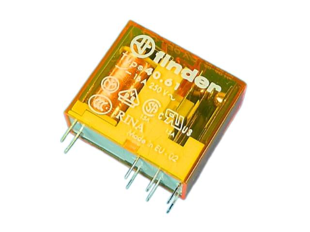 Relé 230V  1 x 250V / 16A 40.61.8.230.000 Finder