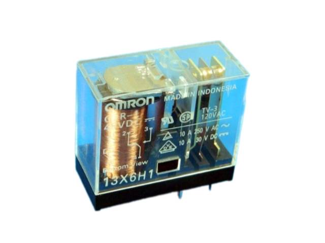 Relé 48V  1 x 250V / 10A G2R-1-48DC  Omron 