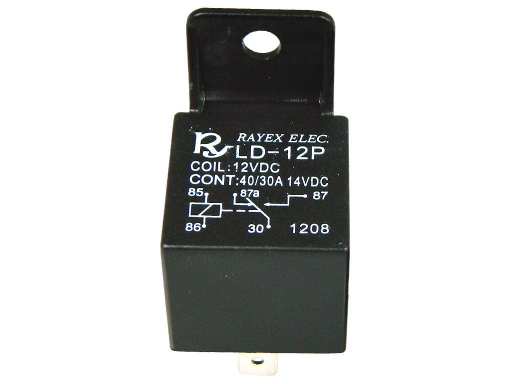 Relé automobilové 12V 40A LD-12P, auto relé 