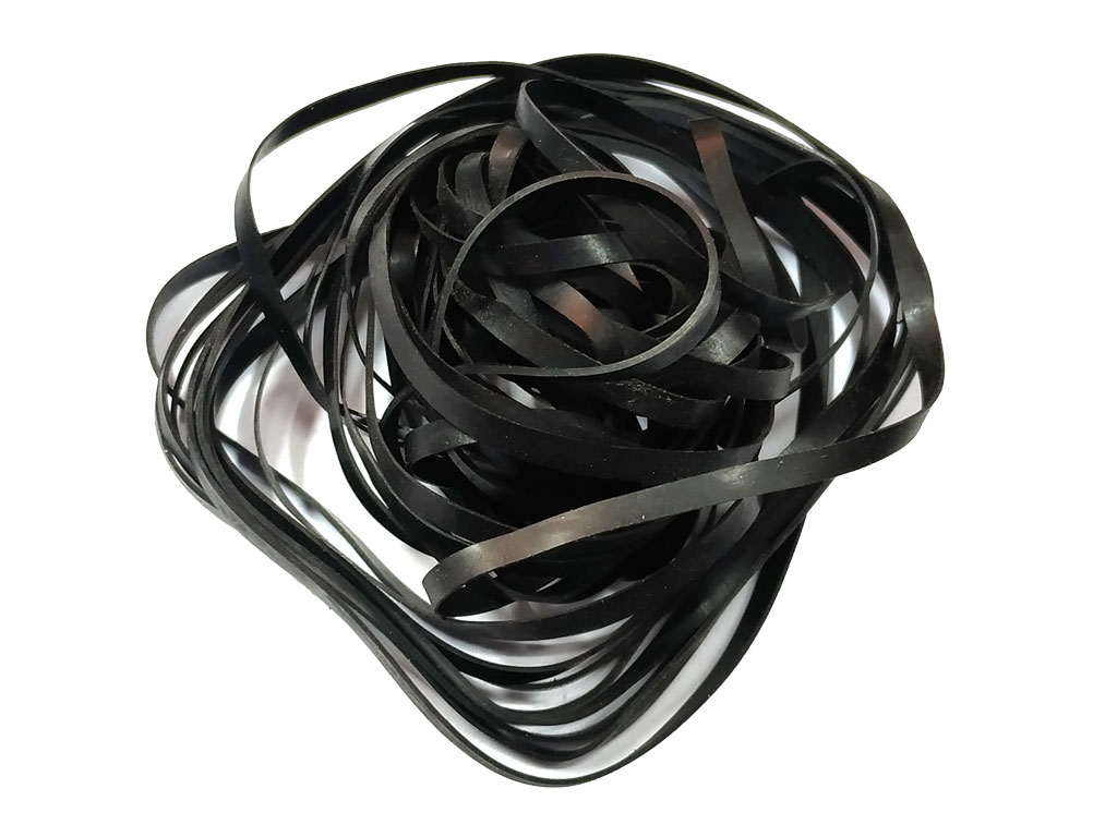 Řemenová sada s řemeny délky 40-135mm - 3 mm plochý