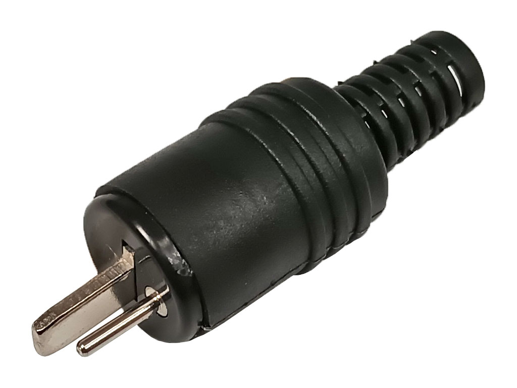 Repro konektor DIN na kabel samec černý COM