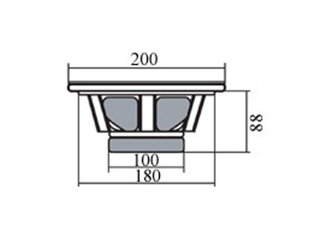 Reproduktor SAL SBV2020/4 4ohm/80W