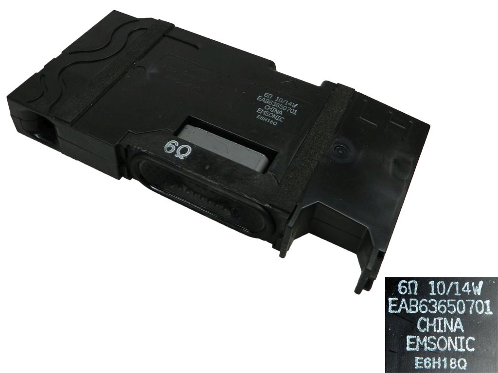 Reproduktor TV LCD 6 ohm 10W/14W širokopásmový EAB63650701 LH