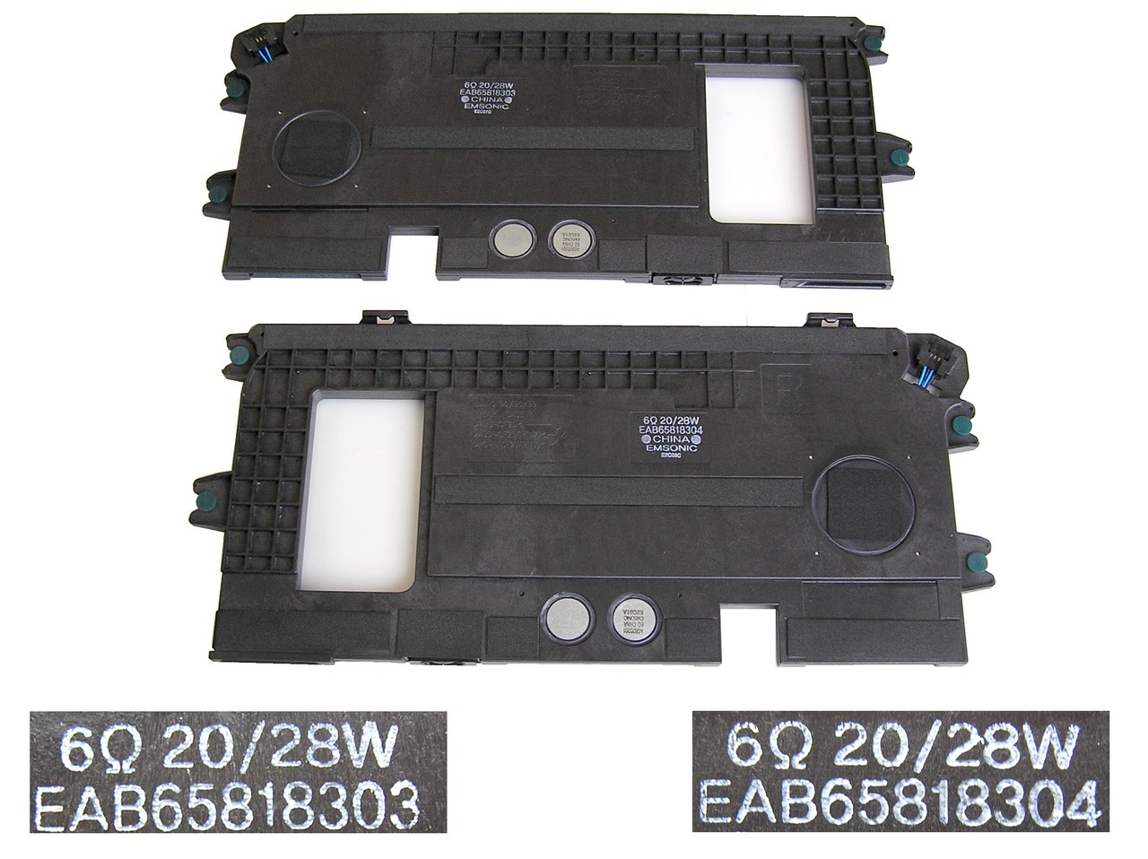 Reproduktor TV LCD 6 ohm 20W - pár LG  EAB65818303 + EAB65818304
