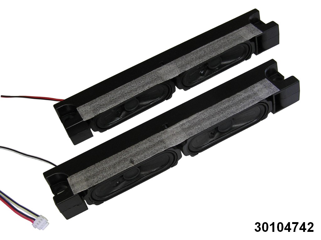 Reproduktor TV LCD 8 ohm 15W  širokopásmový, propojená sada 2ks / Vestel 30104742, 30104953