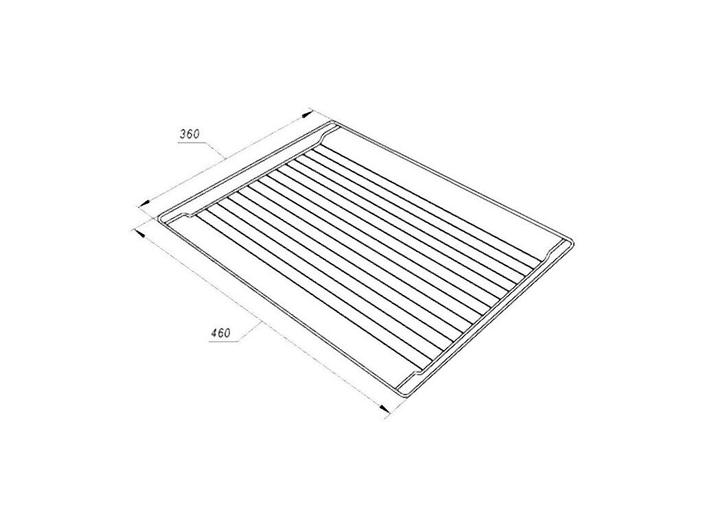 Rošt do trouby C00869430 BEKO / GRUNDIG / ARCELIK, originál