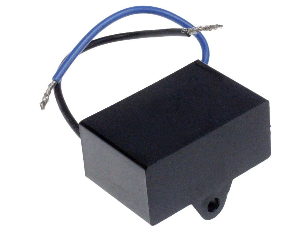 Rozběhový kondenzátor 1.2uF 450V CBB61, lankové vývody 10cm