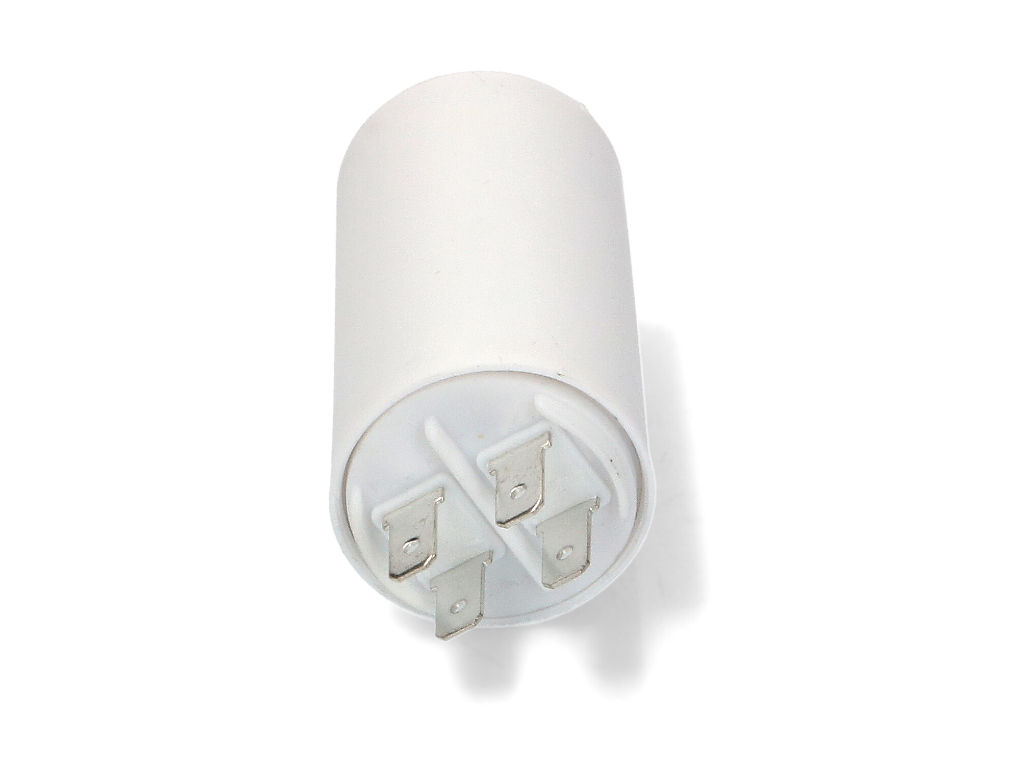 Rozběhový kondenzátor 12.0 uF ( 12uf ) 450V 50/60Hz CBB60 SKL, konektory faston 6.3mm, motorový běhový kondenzátor