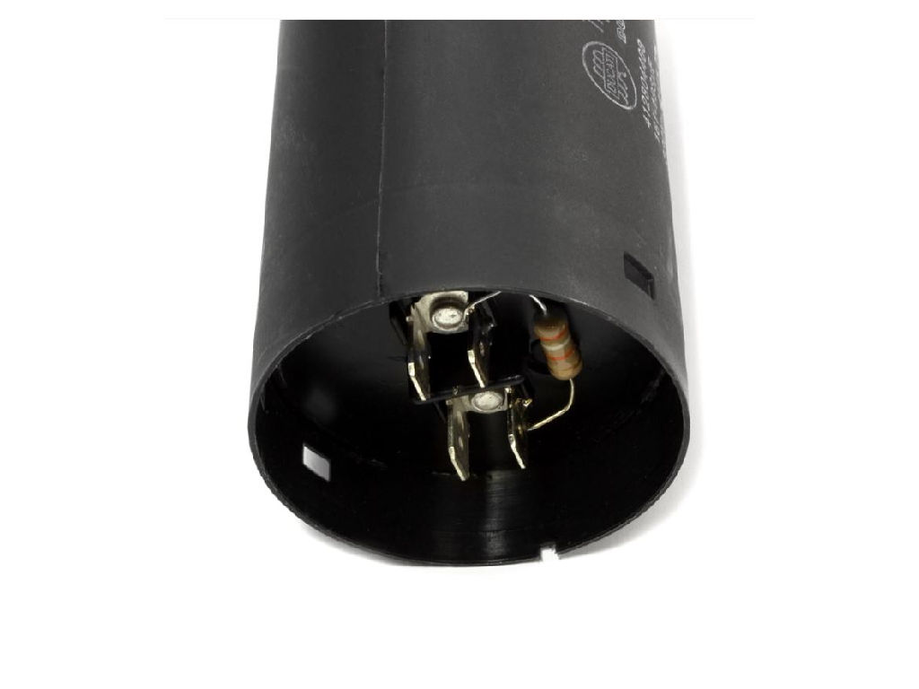 Rozběhový kondenzátor 161 - 193uF / 250V,  konektory, motorový kondenzátor